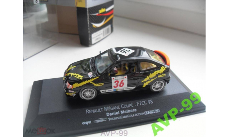RENAULT MEGANE COUPE FTCC 98. ONYX 1/43, масштабная модель, scale43