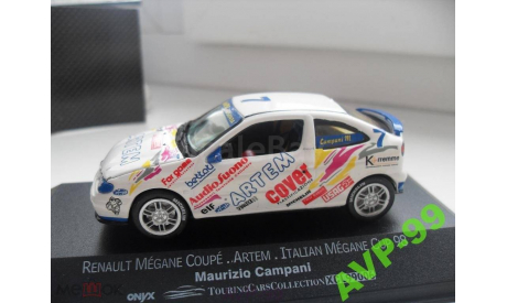 RENAULT MEGANE COUPE 1998. ONYX/VITESSE 1/43, масштабная модель, scale43