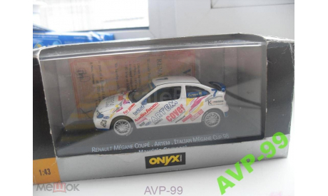 RENAULT MEGANE COUPE 1998. ONYX/VITESSE 1/43, масштабная модель, scale43