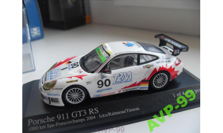 PORSCHE 911 GT3 RS - 2004. MINICHAMPS 1/43, масштабная модель, 1:43