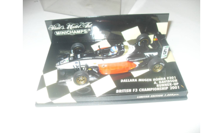 DALLARA MUGEN HONDA F301. MINICHAMPS 1/43, масштабная модель, scale43