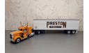 PETERBILT 350 с полуприцепом ’Preston People’ (1952), orange / white, масштабная модель, IXO грузовики (серии TRU), scale43