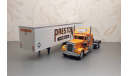 PETERBILT 350 с полуприцепом ’Preston People’ (1952), orange / white, масштабная модель, IXO грузовики (серии TRU), scale43