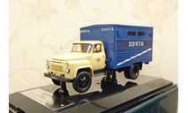 Горький ГЗСА-3712 ’Почта’, бежевый / синий, масштабная модель, DiP Models, scale43, ГАЗ