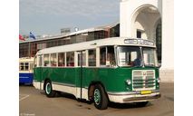 Автобус ЛиАЗ-158В бело-зеленый КБ, масштабная модель, Classicbus, scale43