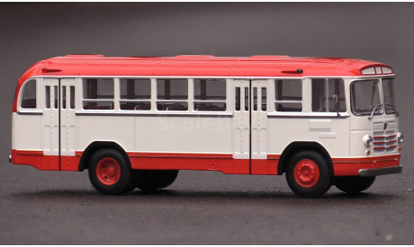 Автобус ЛиАЗ-158В бело-красный КБ, масштабная модель, Classicbus, 1:43, 1/43