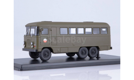 Штабной автобус Прогресс-7 хаки, масштабная модель, ModelPro, 1:43, 1/43