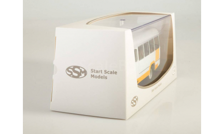 Автобус КАвЗ-3270 бело-жёлтый, масштабная модель, Start Scale Models (SSM), scale43