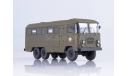 Штабной автобус Прогресс-7 хаки, масштабная модель, ModelPro, 1:43, 1/43