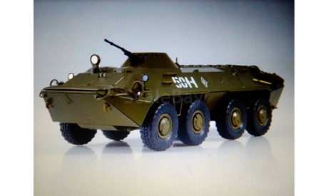 БТР-70 Наши танки №46, журнальная серия масштабных моделей, 1:43, 1/43