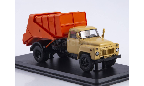 Мусоровоз 53М (53) бежевый/оранжевый, масштабная модель, Start Scale Models (SSM), scale43, Горький