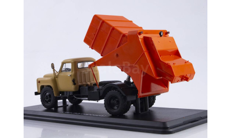 Мусоровоз 53М (53) бежевый/оранжевый, масштабная модель, Start Scale Models (SSM), scale43, Горький