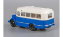 Автобус КАвЗ-651 бело-синий КБ, масштабная модель, Classicbus, scale43