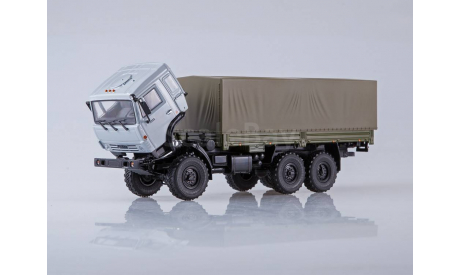 КАМАЗ-53501 6x6 бортовой серый/хаки, масштабная модель, ПАО КАМАЗ, 1:43, 1/43