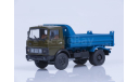 МАЗ-5551 самосвал хаки/синий, масштабная модель, Автоистория (АИСТ), 1:43, 1/43