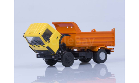 МАЗ-5551 самосвал желтый/оранжевый, масштабная модель, Автоистория (АИСТ), scale43