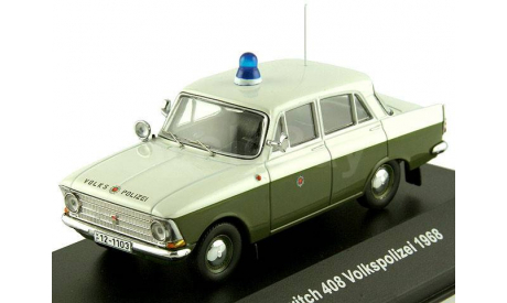 Москвич-408 Volkspolizei Cars & Co, масштабная модель, IST Models, 1:43, 1/43