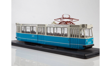 Трамвай ЛМ-68 бело-голубой, масштабная модель, Start Scale Models (SSM), scale43