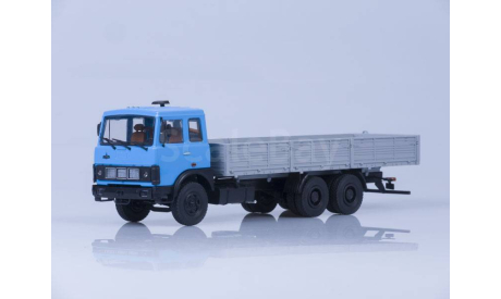 МАЗ-6303 бортовой синий/серый, масштабная модель, Автоистория (АИСТ), 1:43, 1/43