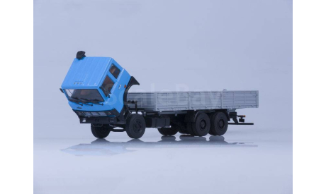 МАЗ-6303 бортовой синий/серый, масштабная модель, Автоистория (АИСТ), 1:43, 1/43