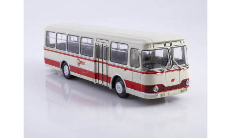 Автобус ЛиАЗ-677В - Наши Автобусы №48, журнальная серия масштабных моделей, Наши Автобусы (MODIMIO Collections), scale43