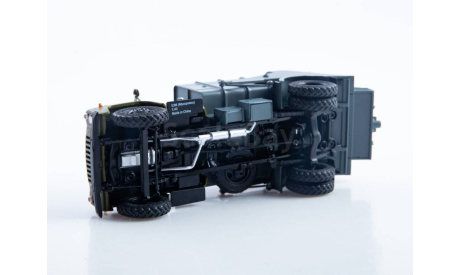 Мусоровоз 53М (ГАЗ-53) хаки/синий, масштабная модель, Автоистория (АИСТ), 1:43, 1/43