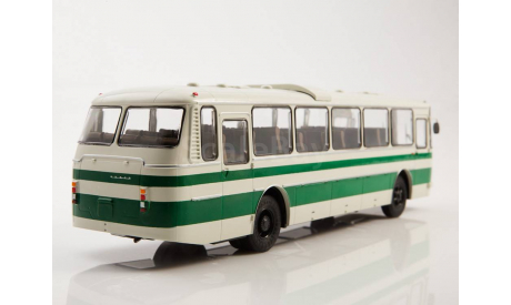 Автобус ЛАЗ-699Р бело-зелёный, масштабная модель, Советский Автобус, 1:43, 1/43