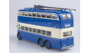 Городской троллейбус ЯТБ-3 синий, масштабная модель, ULTRA Models, scale43