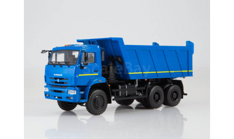 КамАЗ-6522 самосвал синий, масштабная модель, Автоистория (АИСТ), scale43