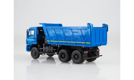 КамАЗ-6522 самосвал синий, масштабная модель, Автоистория (АИСТ), scale43