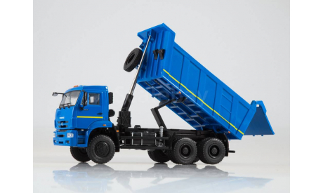 КамАЗ-6522 самосвал синий, масштабная модель, Автоистория (АИСТ), scale43