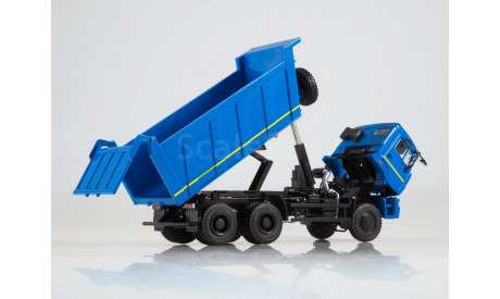 КамАЗ-6522 самосвал синий, масштабная модель, Автоистория (АИСТ), scale43