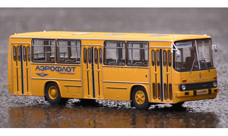 Автобус Икарус-260 охра ’Аэрофлот’ №6 ’КБ’, масштабная модель, Ikarus, Classicbus, 1:43, 1/43