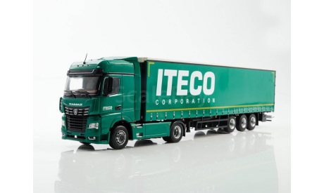 КамАЗ-54901 с полуприцепом НЕФАЗ-93341 ITECO, масштабная модель, ПАО КАМАЗ, scale43