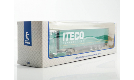 КамАЗ-54901 с полуприцепом НЕФАЗ-93341 ITECO, масштабная модель, ПАО КАМАЗ, scale43