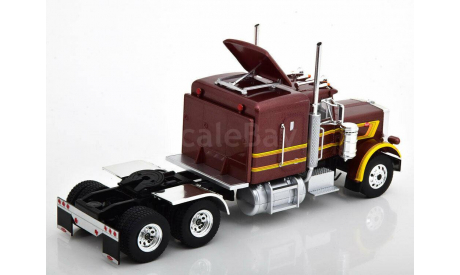 Седельный тягач Peterbilt 359 бордовый, масштабная модель, IXO грузовики (серии TRU), 1:43, 1/43