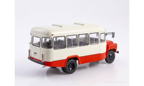 Автобус КАвЗ-3270 бело-красный, масштабная модель, Советский Автобус, 1:43, 1/43
