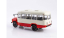 Автобус КАвЗ-3270 бело-красный, масштабная модель, Советский Автобус, 1:43, 1/43