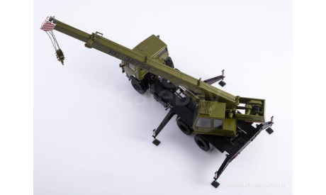 Автокран КС-3575А (КамАЗ-53213) хаки, масштабная модель, Start Scale Models (SSM), 1:43, 1/43