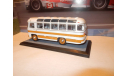 Автобус ПАЗ-672 белый с жёлтыми полосами, масштабная модель, Classicbus, scale43