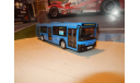 Автобус ЛиАЗ-5292 синий МОСГОРТРАНС, масштабная модель, scale43
