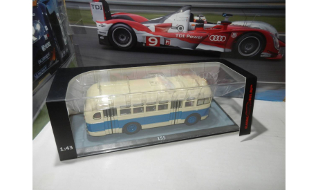 С РУБЛЯ!!! - Автобус ЗиС-155 бежево-синий КБ, масштабная модель, Classicbus, 1:43, 1/43