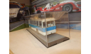 Автобус ЛиАЗ-677Э бело-голубой DEMPRICE, масштабная модель, scale43