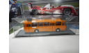 Автобус ЛиАЗ-677Э оранжевый DEMPRICE, масштабная модель, 1:43, 1/43