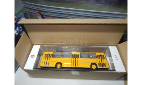 Автобус Икарус-260.01 жёлтый, масштабная модель, Ikarus, DEMPRICE, scale43