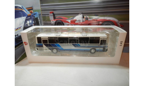 Автобус Икарус 250.59 серебристо-синий, масштабная модель, Ikarus, DEMPRICE, scale43