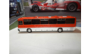Автобус Икарус 250.59 бело-красный (сафлоровый) с номерами, масштабная модель, DEMPRICE, scale43, Ikarus