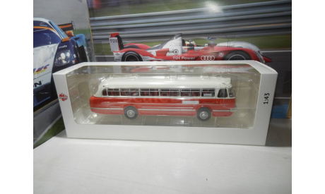 Автобус Икарус-55.14 красный DEMPRICE, масштабная модель, Ikarus, 1:43, 1/43