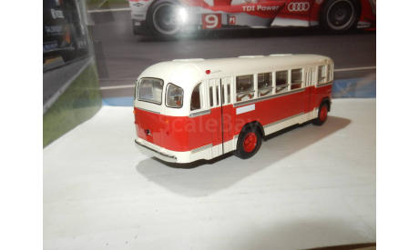 С РУБЛЯ!!! - Автобус ЛиАЗ (ЗиЛ) - 158Б бежево-красный, масштабная модель, Classicbus, 1:43, 1/43