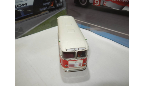 С РУБЛЯ!!! - Автобус ЛиАЗ (ЗиЛ) - 158Б бежево-красный, масштабная модель, Classicbus, 1:43, 1/43